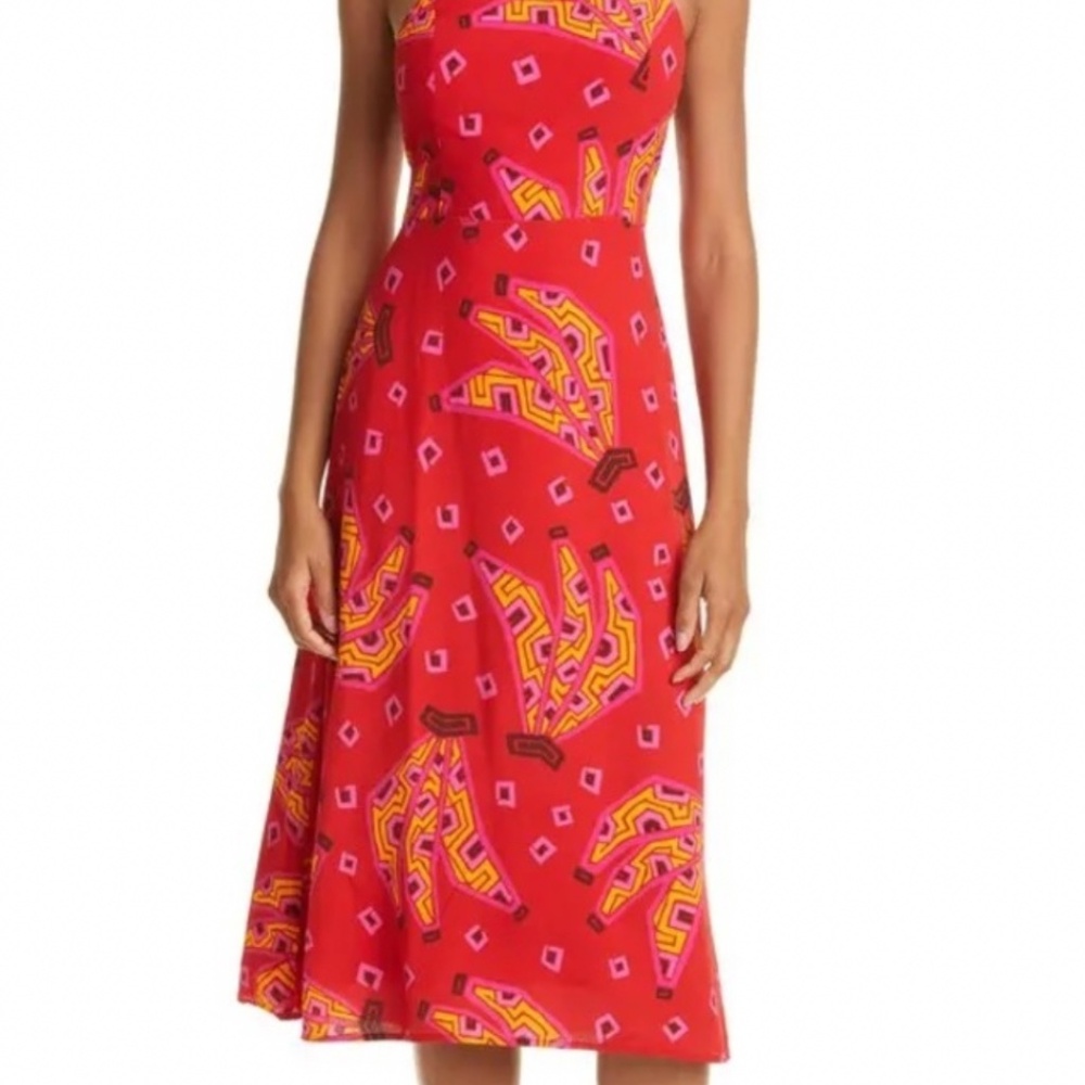 House of Harlow 1960 banana print dress